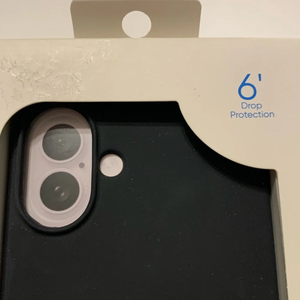 iPhone 16 Plus Onn Silicone Case Black